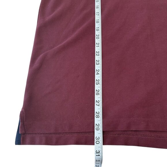 Izod Advantage Performance Polo Shirt SZ XXL Burgundy Cotton Blend Stretch - Picture 5 of 10